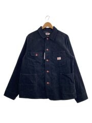 画像：カバーオール/38/コーデュロイ/ブラック/BIG-148C