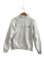 画像：スウェット/L/コットン/グレー/carhartt/カーハート/ハーフジップ/workinprogress