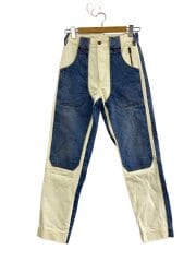 画像：ストレートパンツ/26/コットン/ドッキングデニム/ss22/ディーゼル/パネルストレート