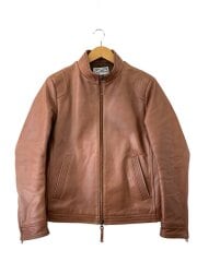 画像：レザージャケット・ブルゾン/M/レザー/ブラウン
