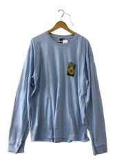 画像：長袖Tシャツ/XL/コットン/BLU/グアテマラ製/花柄