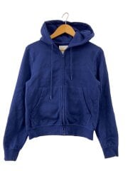 画像：ジップパーカー/1/コットン/ブルー/無地/KAIKO-26-101/DOUBLE ZIP PARKA