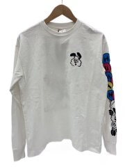 画像：×VERDY VICK L/S T-Shirt/長袖Tシャツ/M/コットン/WHT