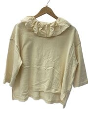 画像：ミディアムコットン天竺フリルカラープルオーバー/長袖Tシャツ/--/コットン/BEG/TC24215