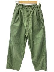 画像：ミリタリーモールスキンアンプリッセパンツ/ボトム/2/コットン/KHK/33-355Z