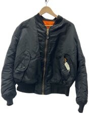 画像：フライトジャケット/XL/ナイロン/BLK/AF/615-37901
