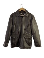 画像：レザージャケット・ブルゾン/38/レザー/BRW