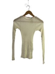 画像：WOOL SOFT RIB CREW NECK/長袖カットソー/0/ウール/CRM/無地/A24AP04HN