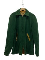 画像：Passaic Leather Coat/60s/ウールジップジャケット/46/ウール/グリーン