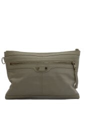 画像：セカンドバッグ/レザー/GRAY/グレー/273022