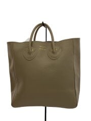 画像：トートバッグ/レザー/BEG/無地