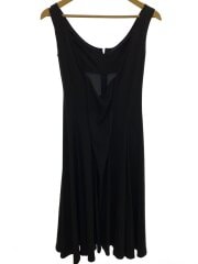 画像：MICHIKO BY YS/ノースリーブワンピース/1/カシミア/BLK/YY-D34-505