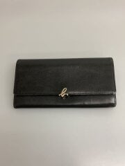 画像：2つ折り財布/--/BLK/無地/レディース