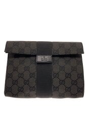 画像：クラッチバッグ/キャンバス/BLK/総柄