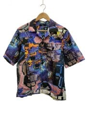 画像：半袖シャツ/S/コットン/マルチカラー/総柄