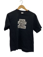 画像：Tシャツ/S/コットン/BLK/プリント