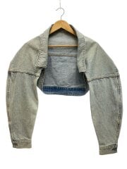 画像：Gジャン/S/デニム/IDG/無地