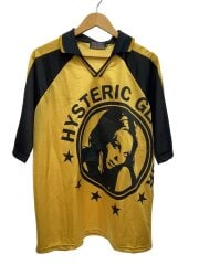 画像：ポロシャツ/XL/ポリエステル/YLW/プリント/02251CH03