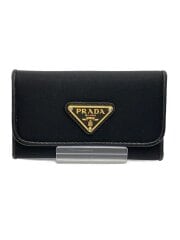 画像：キーケース/ナイロン/BLK/無地/レディース