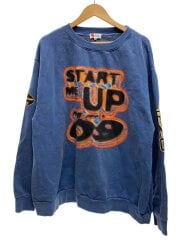 画像：RS No9 CARNABY/スウェット/XL/コットン/BLU/プリント//