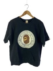 画像：スウェットTシャツ/M/コットン/BLK/NEVER KILL/APE HEAD