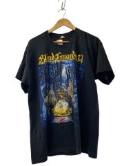 画像：Tシャツ/XL/コットン/BLK/プリント/90s/ブラインドガーディアン/首元汚れ有