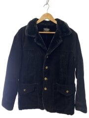 画像：カバーオール/--/コーデュロイ/BLK/無地/3152014/裏地毛玉有/状態考慮