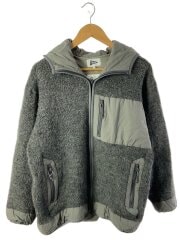 画像：フリースジャケット/L/ウール/GRY/20f-pg189