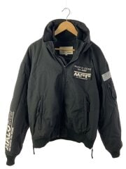 画像：ブルゾン/XL/ナイロン/BLK/無地/6192171