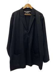 画像：長袖シャツ/3/ウール/BLK/無地/HR-B36-160/16AW/REPLICA