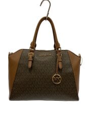 画像：ハンドバッグ/レザー/BRW/総柄/AC-1908