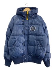 画像：ダウンジャケット/M/ポリエステル/NVY/無地/1002323