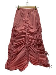 画像：ロングスカート/2/ナイロン/PNK/1236301