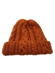 画像：ニットキャップ/--/ウール/ORN/無地/メンズ