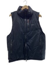 画像：AURORA TEX STAND COLLAR DOWN VEST /S/ナイロン/BLK/ND2441-1N010-A
