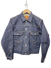 画像：90s/2nd Type/色残り9割/真っ紺/日本製/36/コットン/NVY/無地/71507-