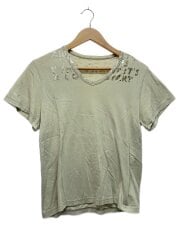 画像：Tシャツ/S/コットン/GRN/総柄/30ＧC099//
