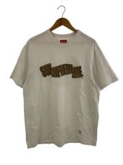 画像：21SS/Cut Logo S/S Top/後身頃シミ汚れ有/Tシャツ/XL/コットン/WHT