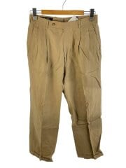 画像：USA製/2タック/スラックスパンツ/リネン/BEG