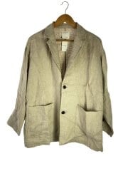 画像：ジャケット/M/リネン/BEG/903-70905268-X