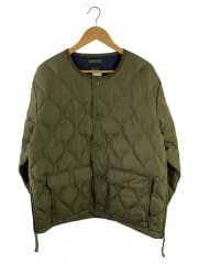 画像：キルティングジャケット/L/--/KHK/無地