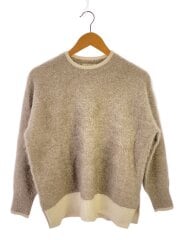 画像：ニット・セーター(厚手)/FREE/ウール/BEG/無地/1513-104-4776