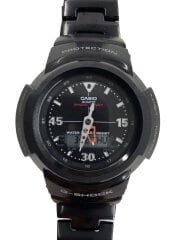 画像：ソーラー腕時計_G-SHOCK/デジアナ/ステンレス/BLK