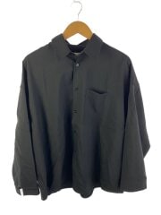 画像：長袖シャツ/46/ウール/BLK/CUMU0061X3 TW839