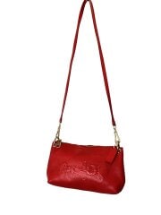 画像：ショルダーバッグ_オールレザー/レザー/RED