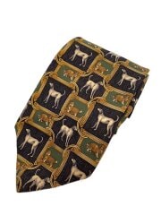 画像：ネクタイ/シルク/BLK/アニマル/メンズ