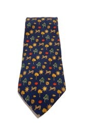 画像：ネクタイ/--/NVY/総柄/メンズ