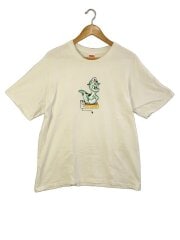 画像：Tシャツ/L/コットン/WHT/首回り黄ばみ//