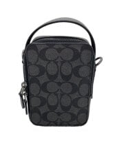 画像：シグネイチャー2WAYショルダーバッグ/レザー/BLK/総柄/B2280-C3146