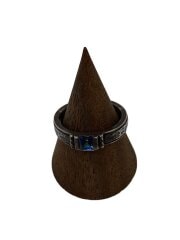 画像：リング/SV925/13号/カラーストーン/SLV/メンズ